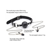 BDSM sex Mouth Gag Bondage Set