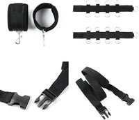 Adjustable BDSM Full Body Restraint Kit – Neck & Hand Cuffs for Couples