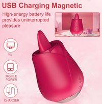 Rose Powerful Oral  Clit Stimulator