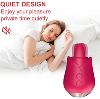 Rose Powerful Oral  Clit Stimulator