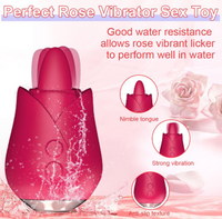 Rose Powerful Oral  Clit Stimulator
