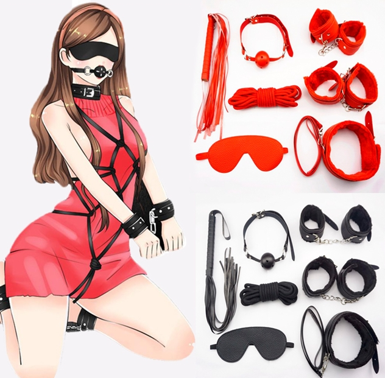 7 piece BDSM sex bondage set