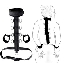 Adjustable BDSM Full Body Restraint Kit – Neck & Hand Cuffs for Couples