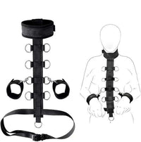 Adjustable BDSM Full Body Restraint Kit – Neck & Hand Cuffs for Couples