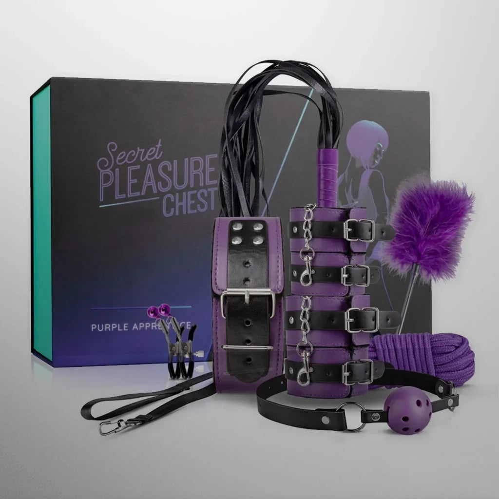 Adjustable BDSM Full Body Restraint Kit – Neck & Hand Cuffs for Couples